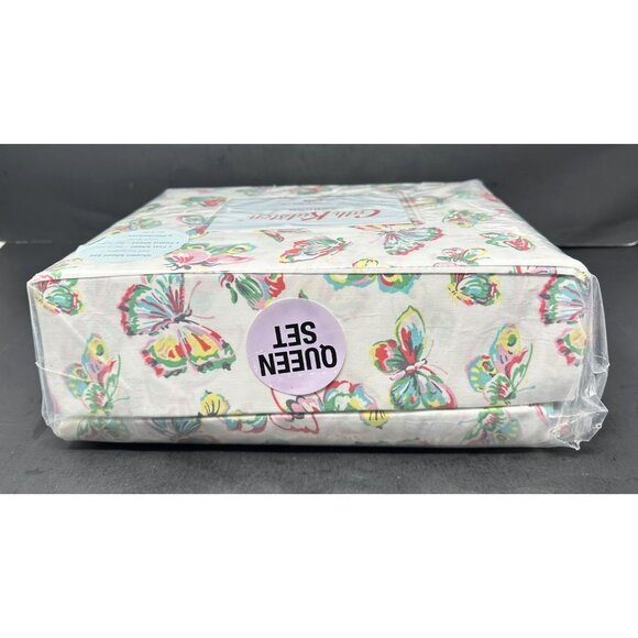 CATH KIDSTON BUTTERFLIES Queen Sheet Set 100% Cotton 200 TC Percale NIB NEW - Picture 5 of 7